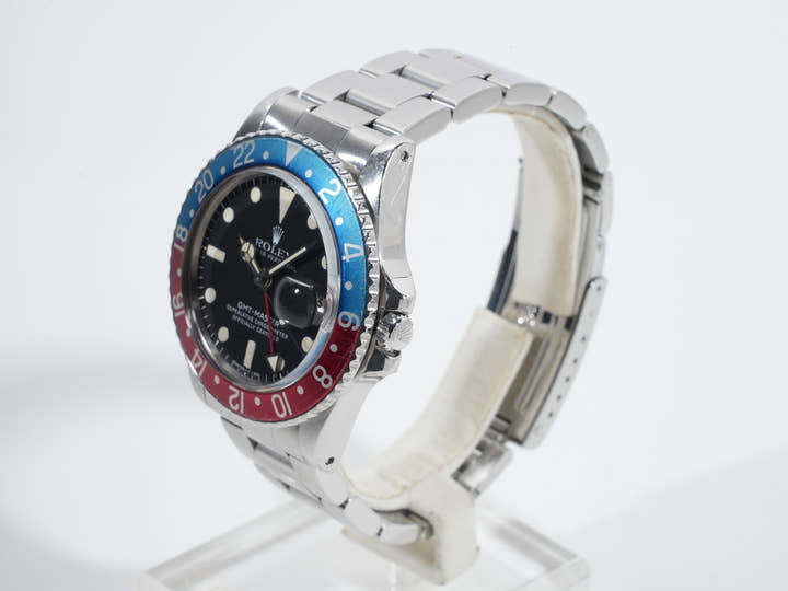 ロレックス GMTマスター Ref.1675 ステンレススチール ブラック文字盤 オイスターブレスレット