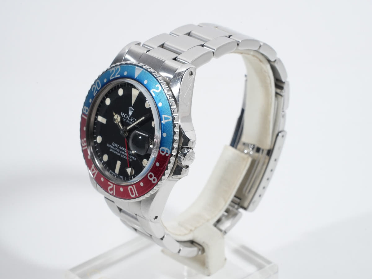 Rolex GMT Master Ref.1675 SS Black Dial Used ropdhx6e