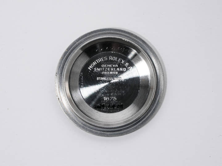 ロレックス GMTマスター Ref.1675 ステンレススチール ブラック文字盤 オイスターブレスレット