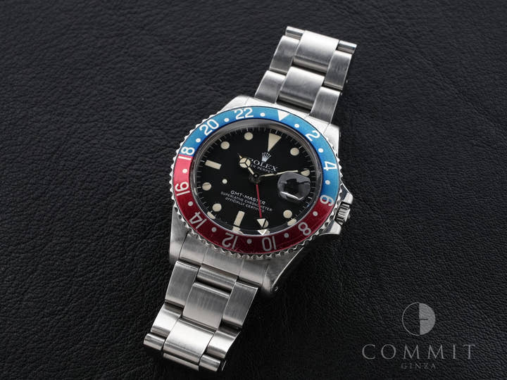 ロレックス GMTマスター Ref.1675 ステンレススチール ブラック文字盤 オイスターブレスレット