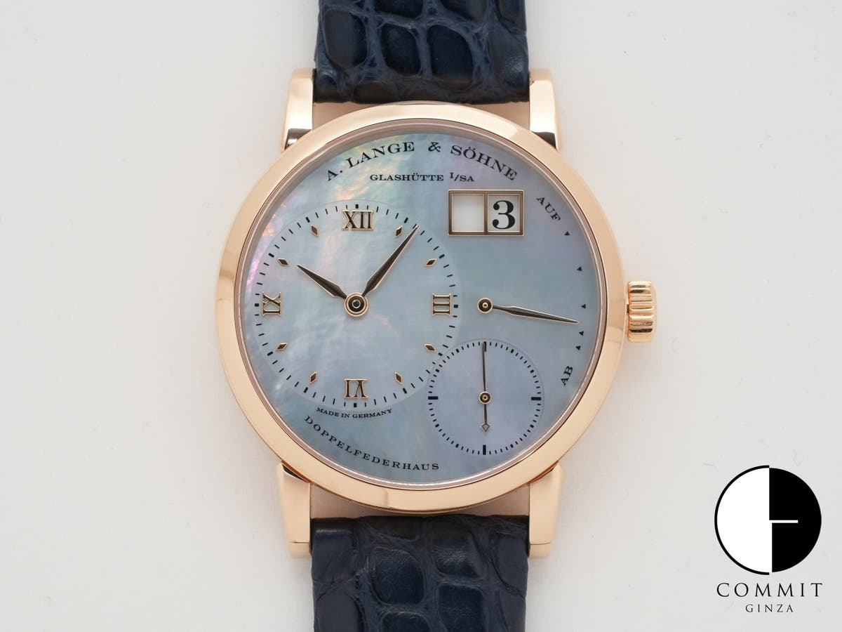 A. Lange &amp; Söhne Little Lange 1 Soiree Ref.113.041 18KPG Shell Dial Used aiu8k8en