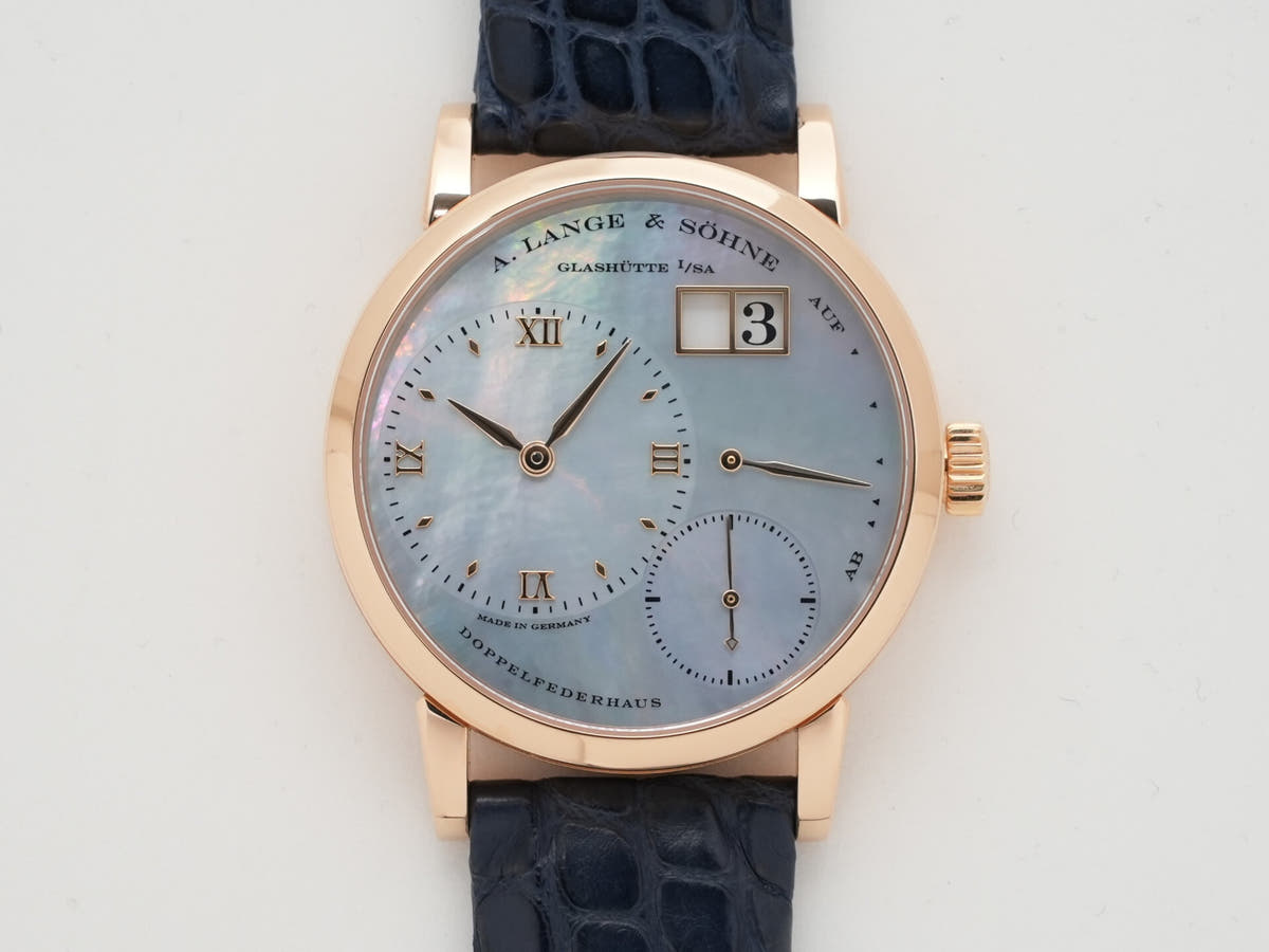 A. Lange &amp; Söhne Little Lange 1 Soiree Ref.113.041 18KPG Shell Dial Used aiu8k8en