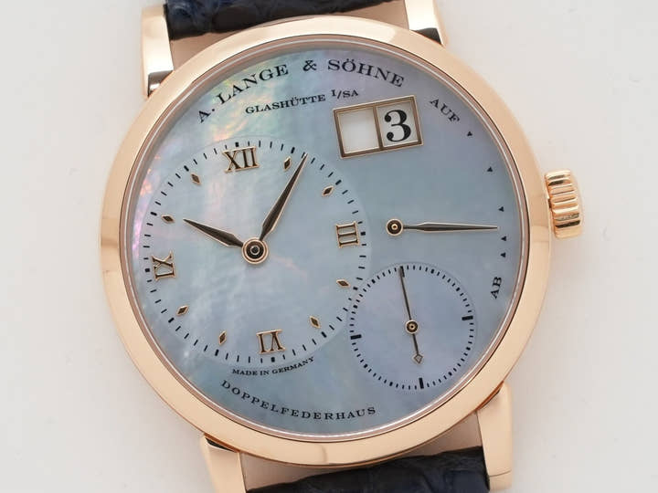 A. Lange &amp; Söhne Little Lange 1 Soiree Ref.113.041 18KPG Shell Dial Used aiu8k8en