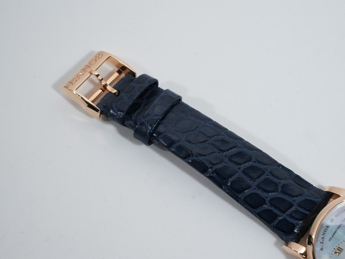 A. Lange &amp; Söhne Little Lange 1 Soiree Ref.113.041 18KPG Shell Dial Used aiu8k8en