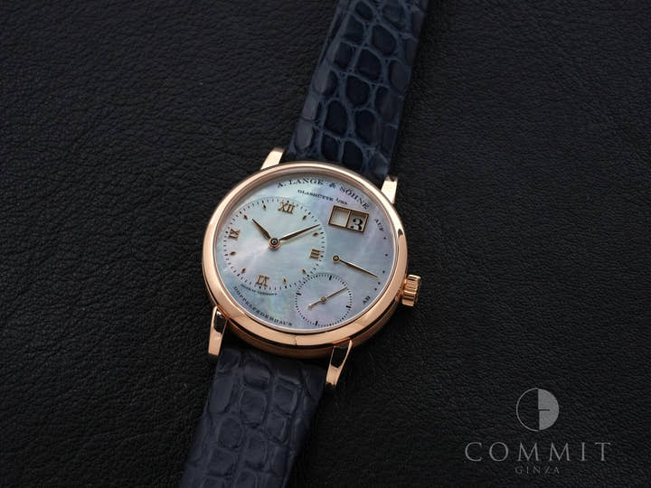 A. Lange &amp; Söhne Little Lange 1 Soiree Ref.113.041 18KPG Shell Dial Used aiu8k8en