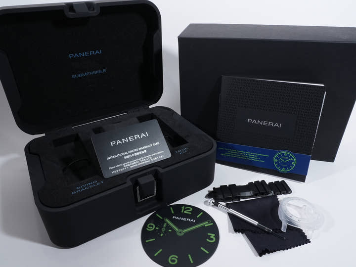 パネライ サブマーシブル 42mm Ref.PAM00974 ブラック文字盤 美中古 d6gza98f