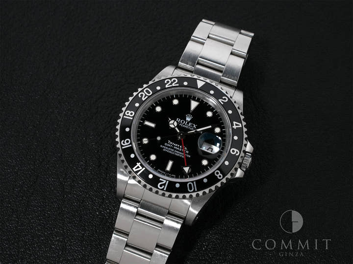 ロレックス GMTマスター Ref.16700 ステンレススチール ブラック文字盤 オイスターブレスレット