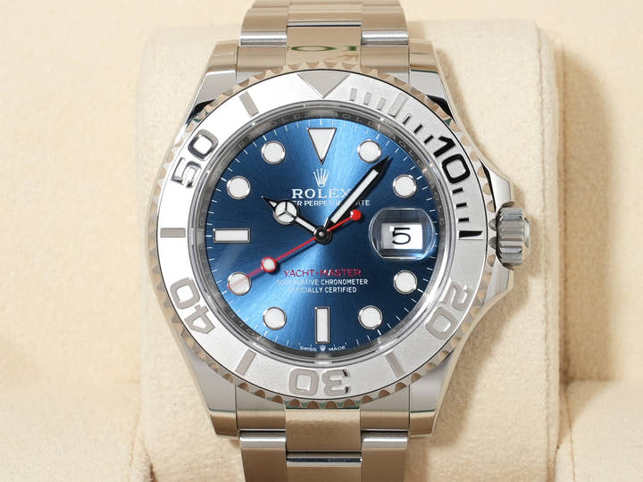 Rolex Yacht-Master 40 Ref. 126622 Stainless Steel/Platinum Bright Blue Dial