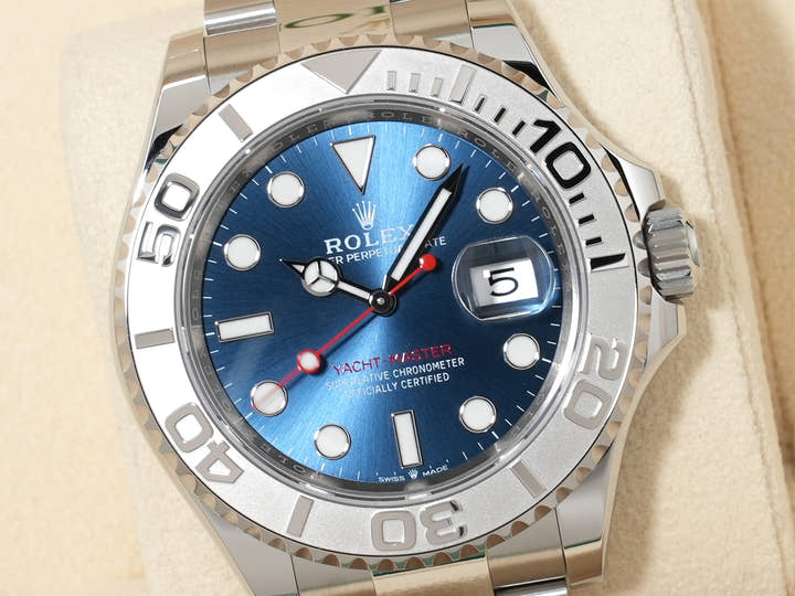 Rolex Yacht-Master 40 Ref. 126622 Stainless Steel/Platinum Bright Blue Dial