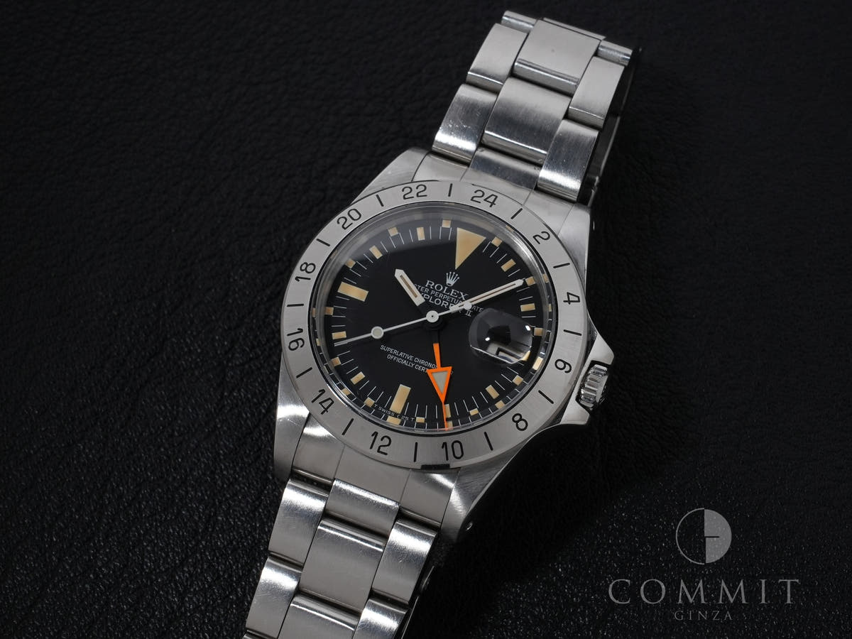 ロレックス エクスプローラーII Ref.1655 ブラック文字盤 中古 hporyxuu