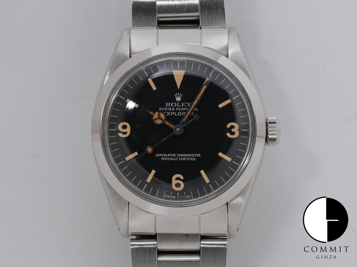 ロレックス エクスプローラーI Ref.1016 ブラック文字盤 中古 kv9dgfjk