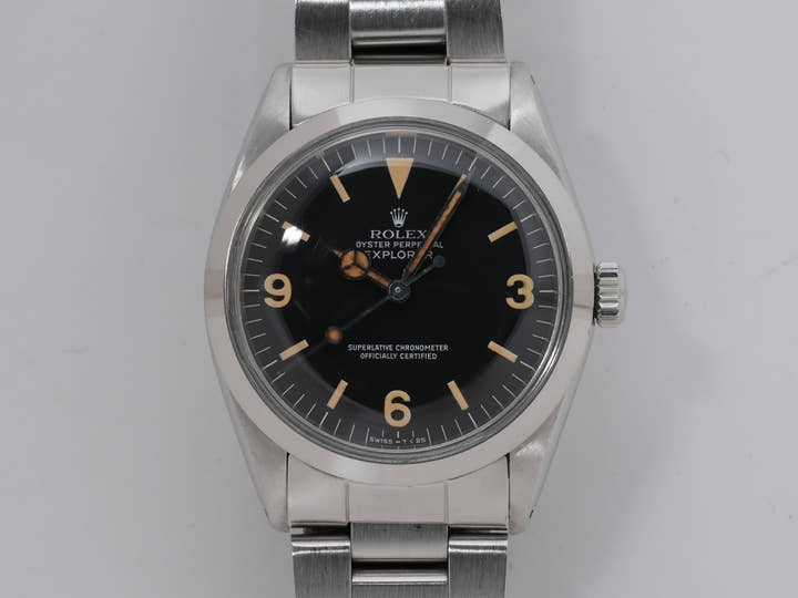 ロレックス エクスプローラーI Ref.1016 ステンレススチール ブラック文字盤 中古 kv9dgfjk