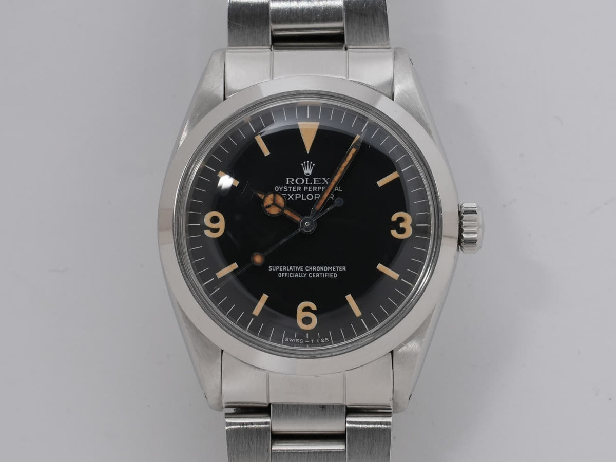 ロレックス エクスプローラーI Ref.1016 ブラック文字盤 中古 kv9dgfjk