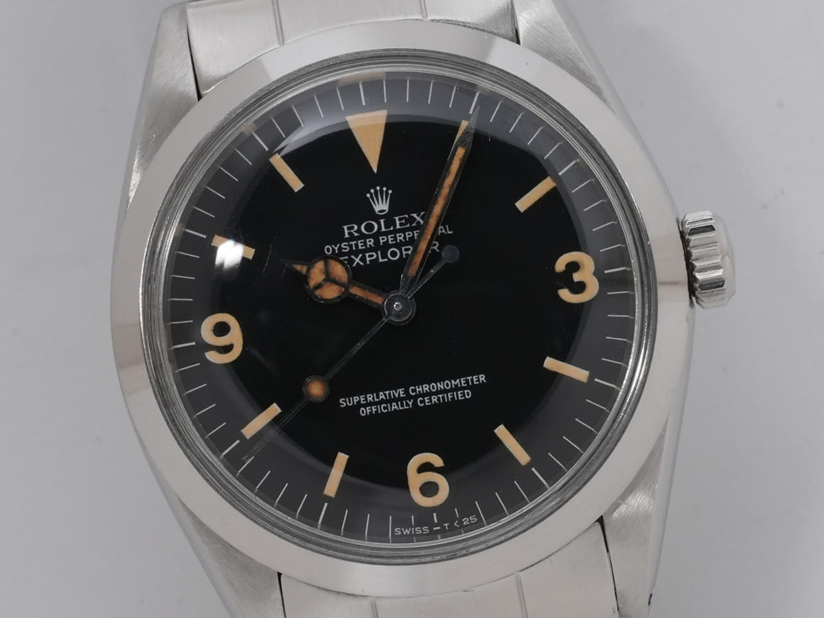ロレックス エクスプローラーI Ref.1016 ブラック文字盤 中古 kv9dgfjk
