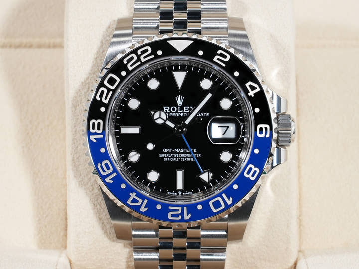 Rolex GMT-Master II Ref. 126710BLNR Stainless Steel Black Dial Jubilee Bracelet