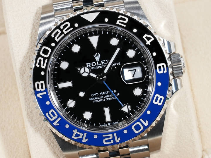 Rolex GMT-Master II Ref. 126710BLNR Stainless Steel Black Dial Jubilee Bracelet