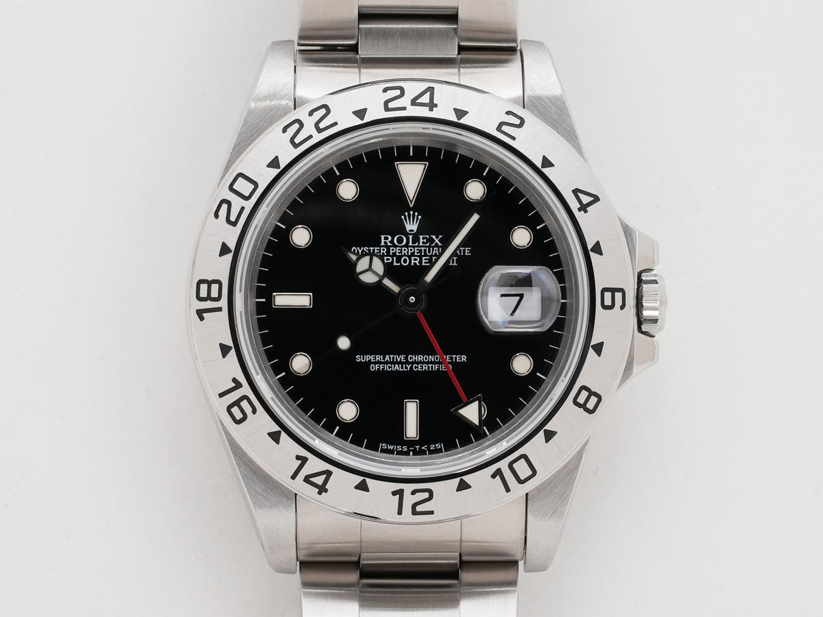 ロレックス エクスプローラーII Ref.16570 SS ブラック文字盤 美中古 22i2c4h5