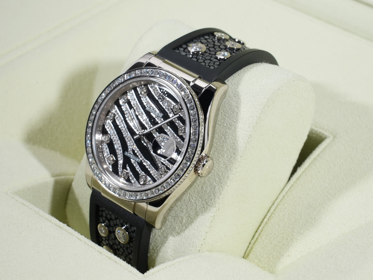 Rolex Datejust Ref.116189BBR 18KWG Zebra Dial Good Condition Used w9jphaw8