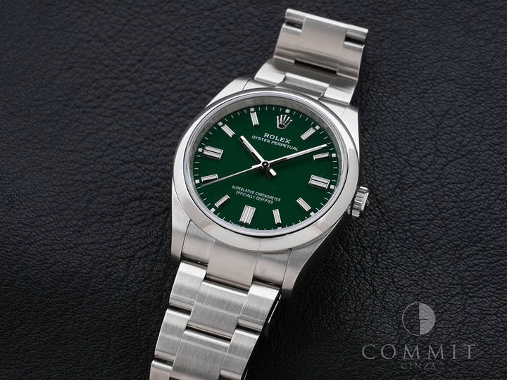 ロレックス オイスターパーペチュアル36 Ref.126000 ステンレススチール グリーン文字盤