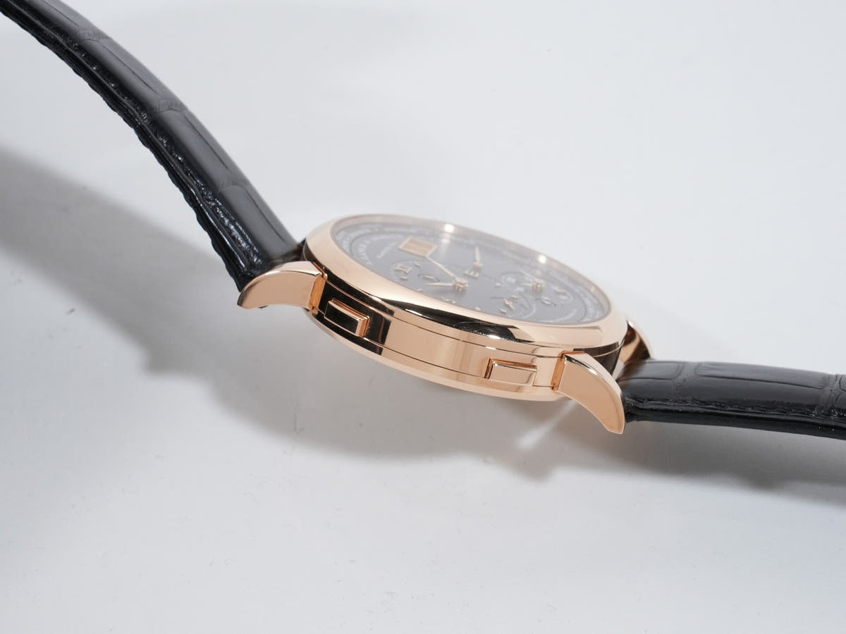 A. Lange &amp; Söhne Lange 1 Time Zone Ref.116.033 18KPG Grey Dial Used 6jfwxo82