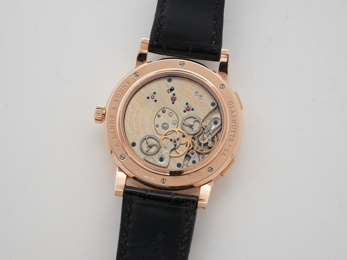 A. Lange &amp; Söhne Lange 1 Time Zone Ref.116.033 18KPG Grey Dial Used 6jfwxo82