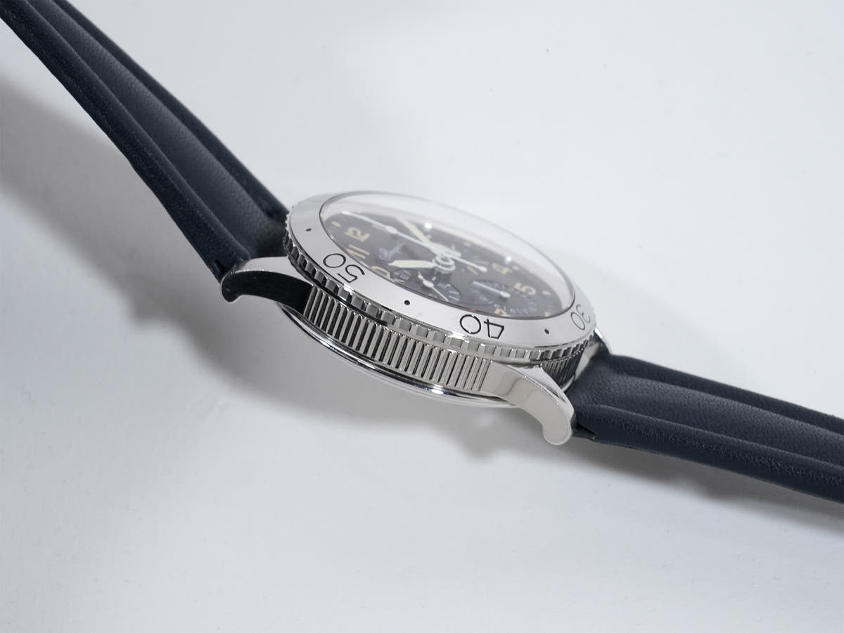 ブレゲ アエロナバル フライバッククロノグラフ Ref.3800ST/92/3W6 SS ブラック文字盤 中古 kwqznyfd