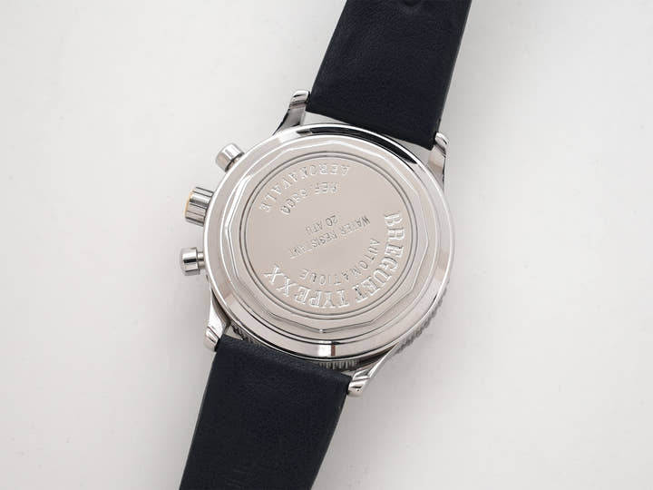 ブレゲ アエロナバル フライバッククロノグラフ Ref.3800ST/92/3W6 SS ブラック文字盤 中古 kwqznyfd