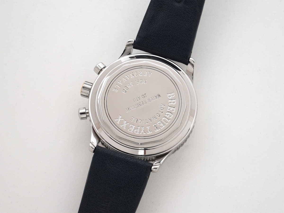 ブレゲ アエロナバル フライバッククロノグラフ Ref.3800ST/92/3W6 SS ブラック文字盤 中古 kwqznyfd