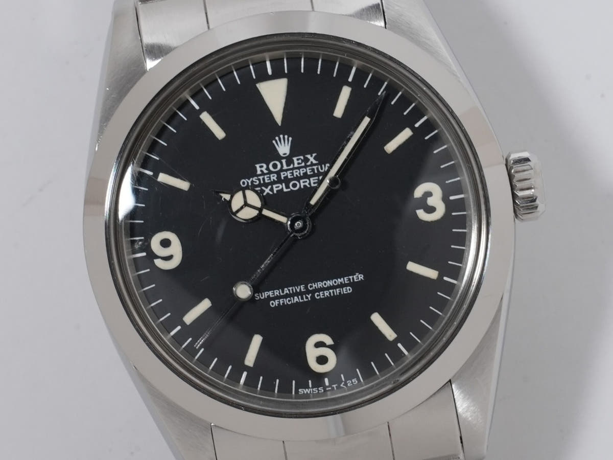 ロレックス エクスプローラーI Ref.1016 ブラック文字盤 中古 jfzfsx9d