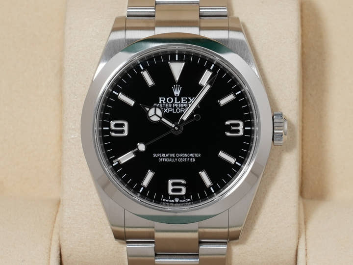 ロレックス エクスプローラー40 Ref.224270 ステンレススチール ブラック文字盤
