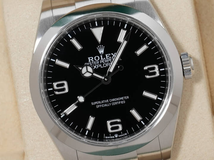 ロレックス エクスプローラー40 Ref.224270 ステンレススチール ブラック文字盤