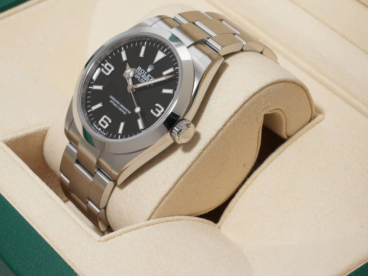 ロレックス エクスプローラー40 Ref.224270 ステンレススチール ブラック文字盤