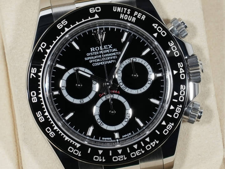 ロレックス デイトナ Ref.126500LN ステンレススチール ブラック文字盤