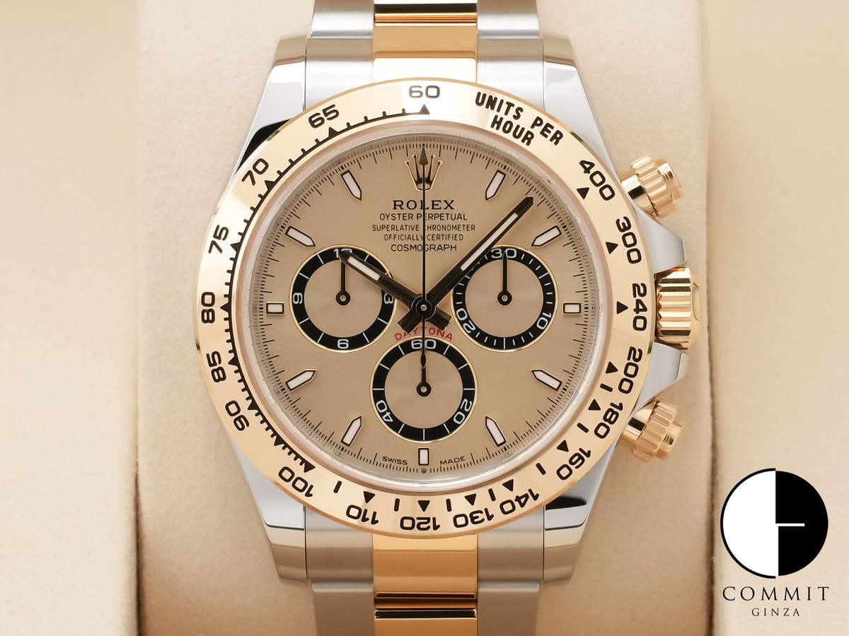 Rolex Daytona Ref. 126503 Stainless Steel/Yellow Gold Champagne Dial
