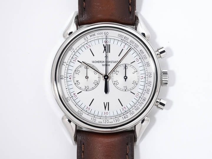ヴァシュロンコンスタンタン ヒストリーク コルヌ・ドゥ・ヴァッシュ 1955 Ref.5000H/000A-B582 SS シルバー文字盤 中古 owovd56a