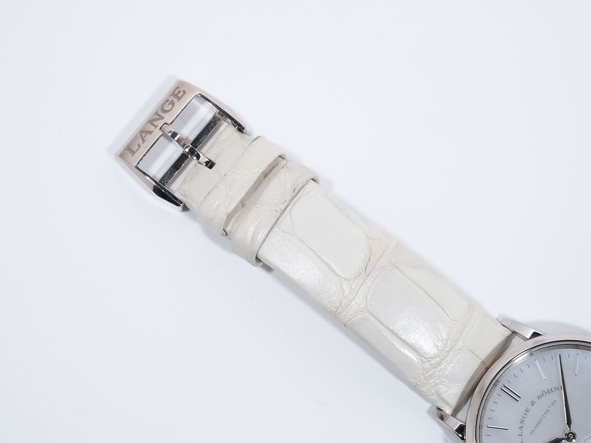 A. Lange &amp; Söhne Saxonia Ref.219.047 18KWG White Shell Dial Used 9mgkesdt