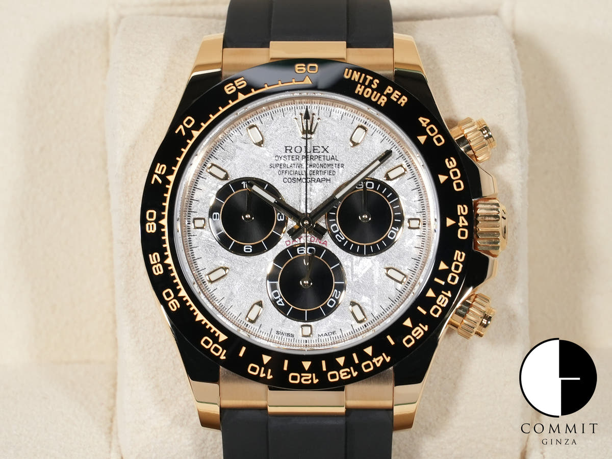 ロレックス デイトナ Ref.116518LN 18KYG メテオライト文字盤 美中古 3suntxk2