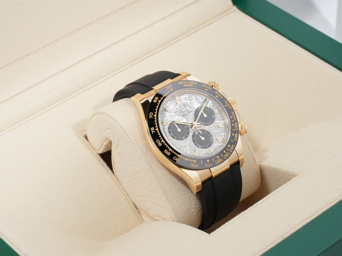 ロレックス デイトナ Ref.116518LN 18KYG メテオライト文字盤 美中古 3suntxk2