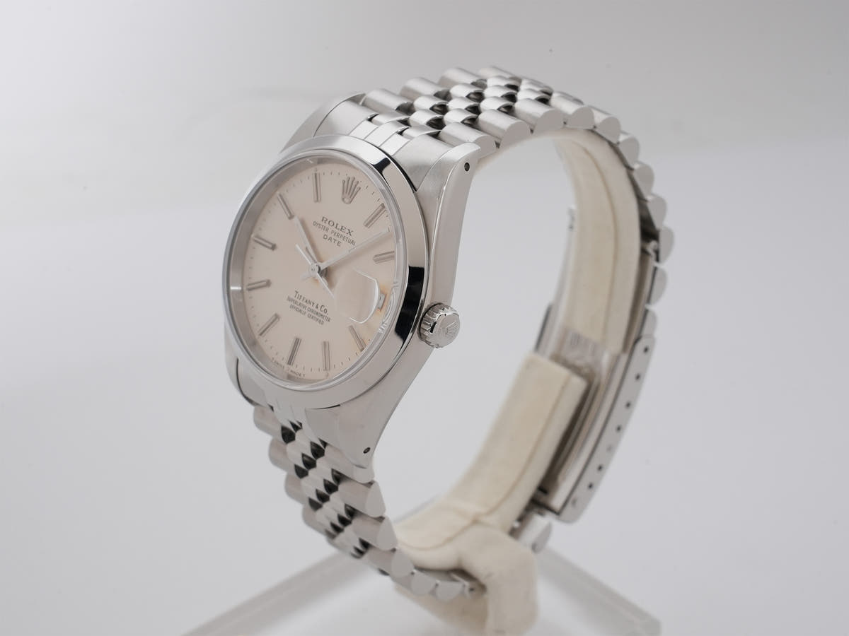 ロレックス オイスターパーペチュアル デイト TIFFANY＆Co. Ref.15200 シルバー文字盤 中古 yudqecx9