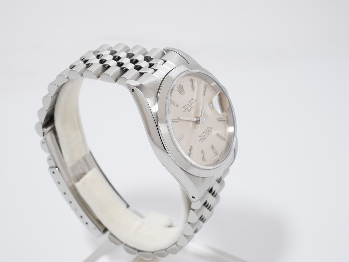 ロレックス オイスターパーペチュアル デイト TIFFANY＆Co. Ref.15200 シルバー文字盤 中古 yudqecx9