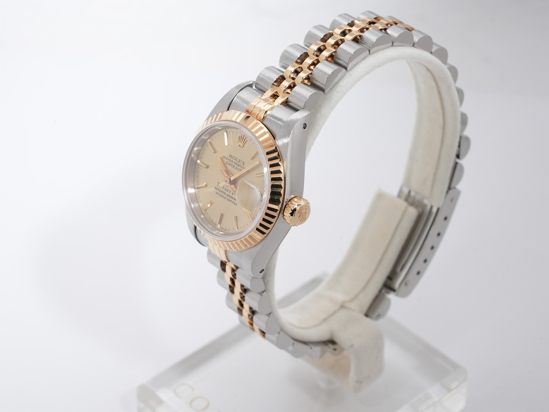 ロレックス デイトジャスト TIFFANY＆Co. 69173 シャンパン 中古
