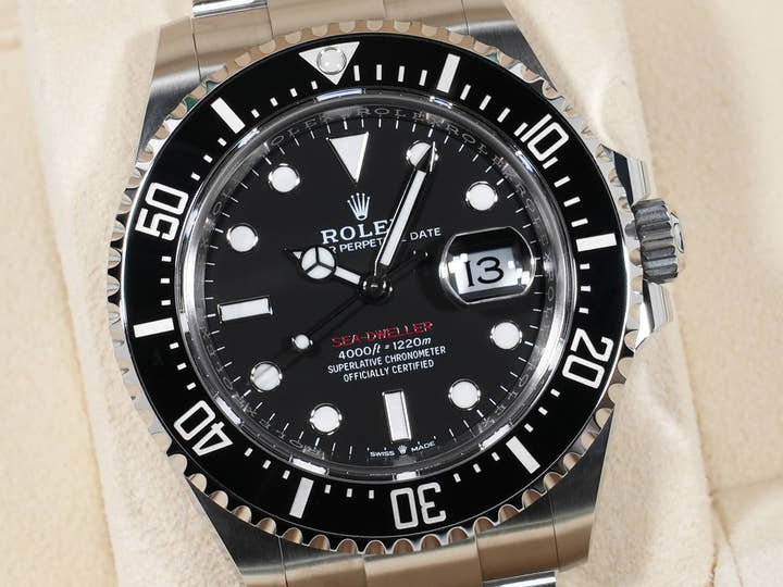 ロレックス シードゥエラー Ref.126600 ステンレススチール ブラック文字盤