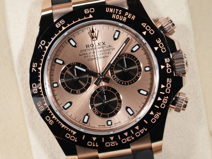 Rolex Daytona Ref. 116515LN Everose Gold, Pink x Black Dial