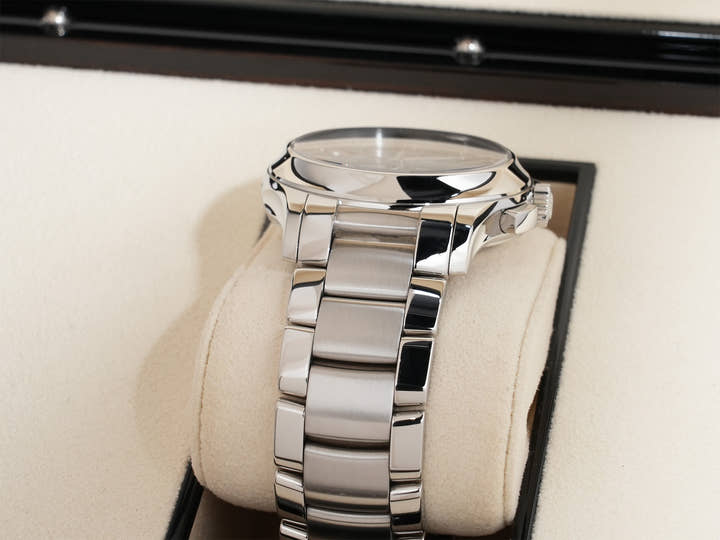 パテックフィリップ アニュアルカレンダー クロノグラフ Ref.5905/1A-001 ステンレススチール オリーブグリーン ソレイユ文字盤