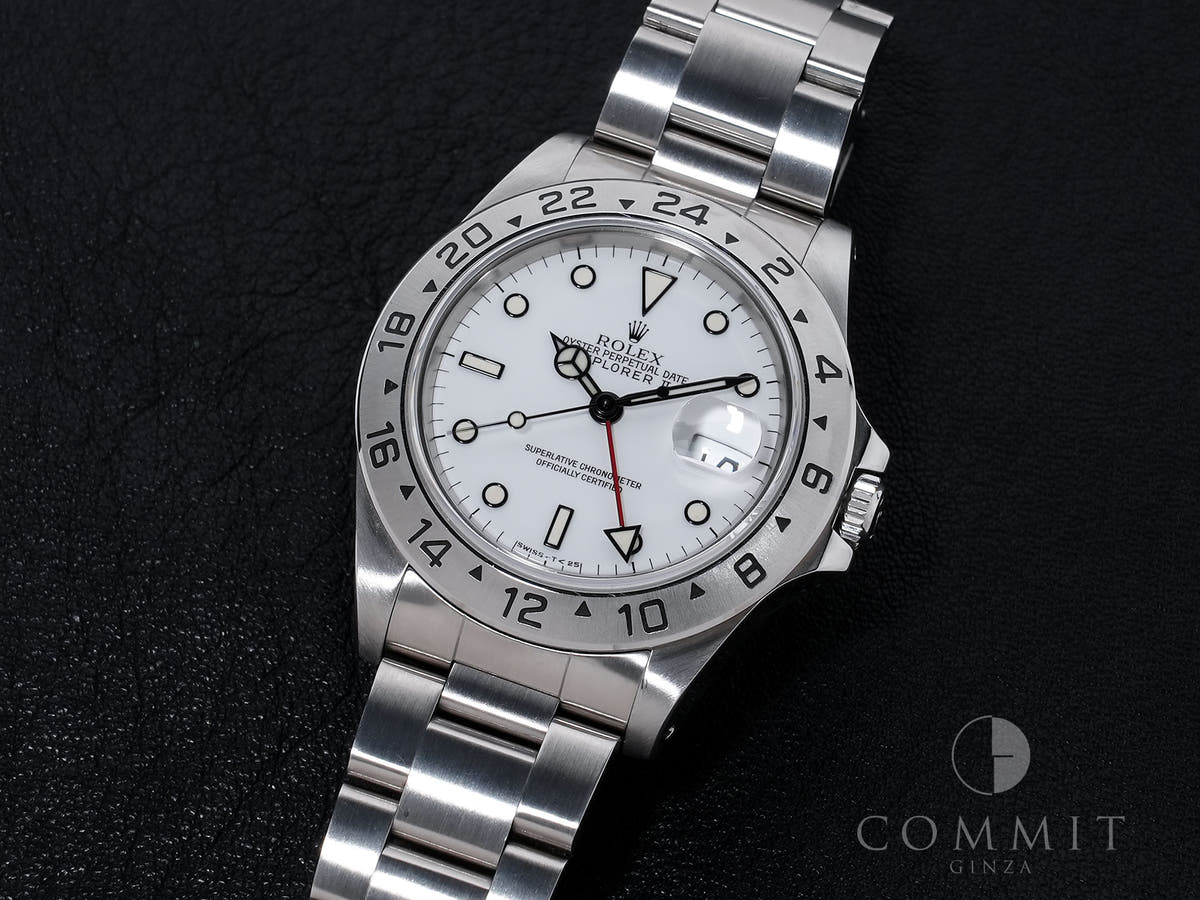 ロレックス エクスプローラーII Ref.16570 SS ホワイト文字盤 中古 ju5fcua8