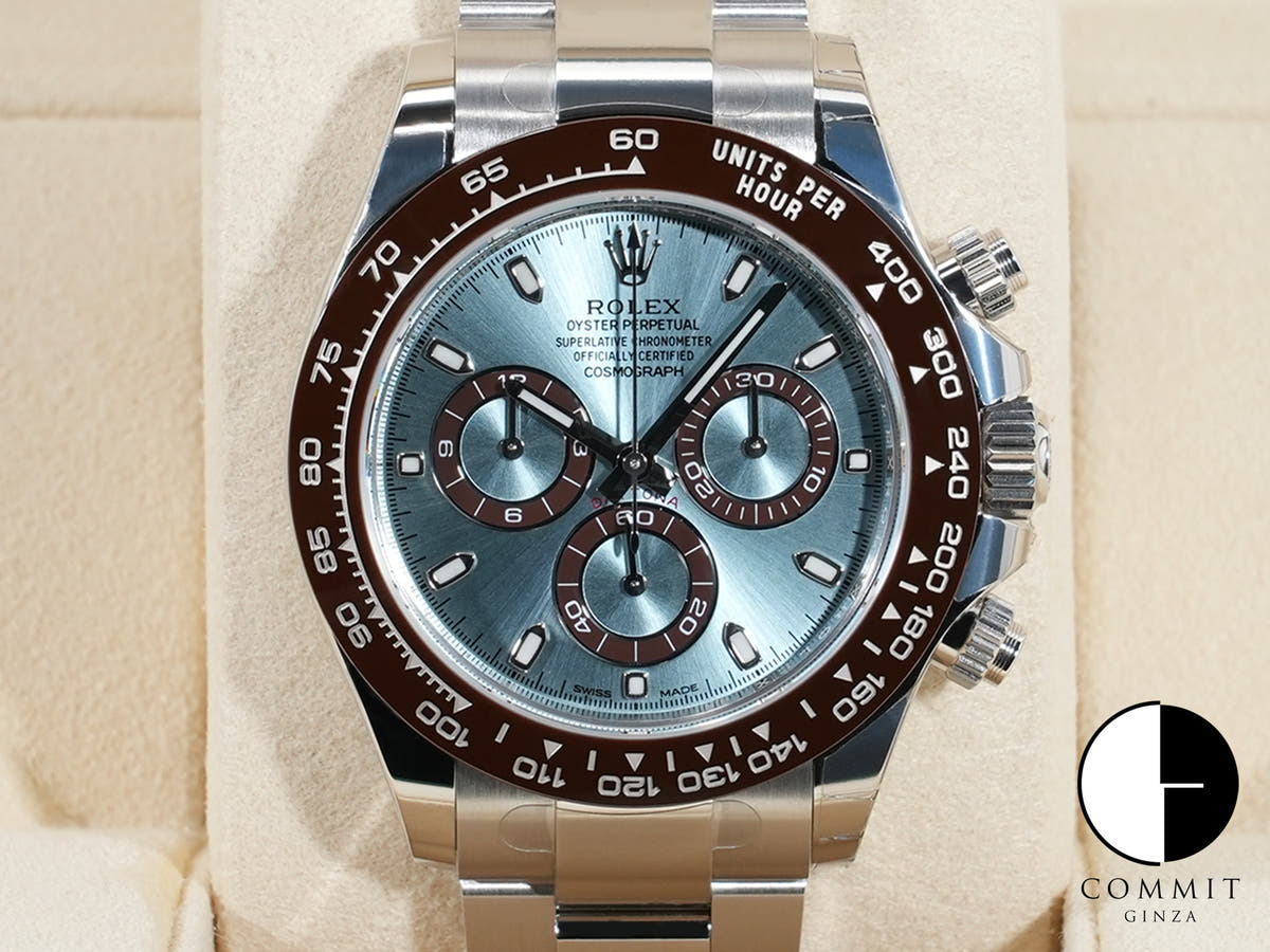 ロレックス デイトナ Ref.116506 PT アイスブルー文字盤 極美品 pumknnyf