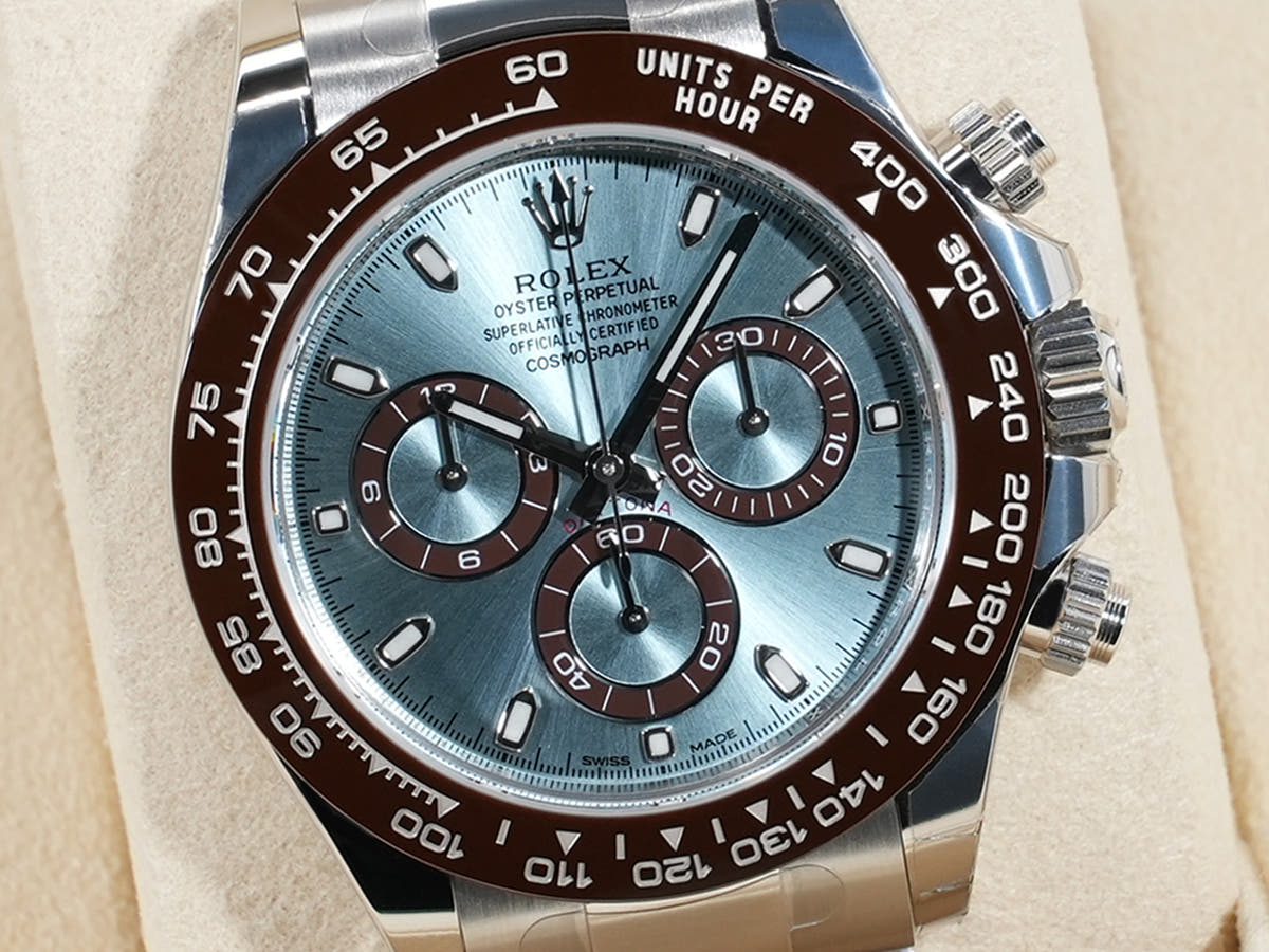 ロレックス デイトナ Ref.116506 PT アイスブルー文字盤 極美品 pumknnyf