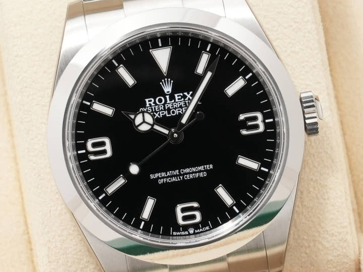 ロレックス エクスプローラー40 Ref.224270 ステンレススチール ブラック文字盤