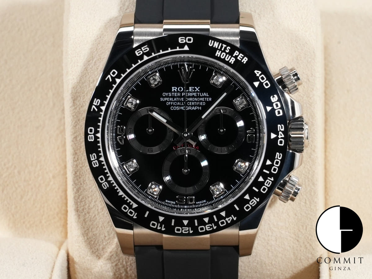 ロレックス デイトナ Ref.116519LN 18KWG ブラック8Pダイヤ文字盤 美品 kpghfytu
