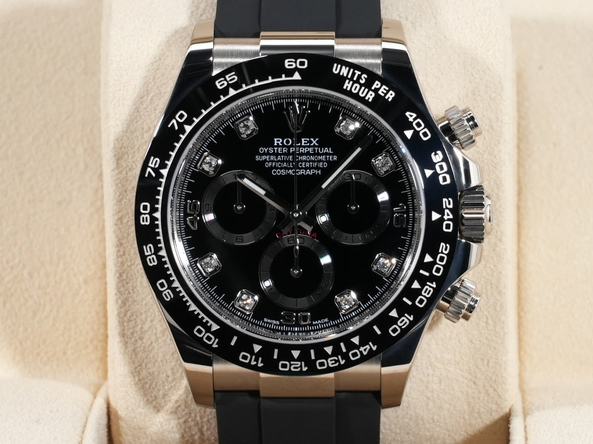 ロレックス デイトナ Ref.116519LN 18KWG ブラック8Pダイヤ文字盤 美品 kpghfytu